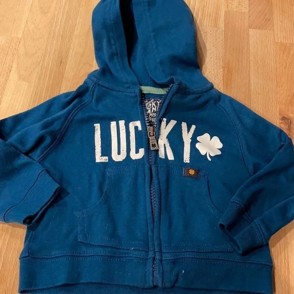 NewLUCKY BRAND New 12 M Zip Up Hoodie